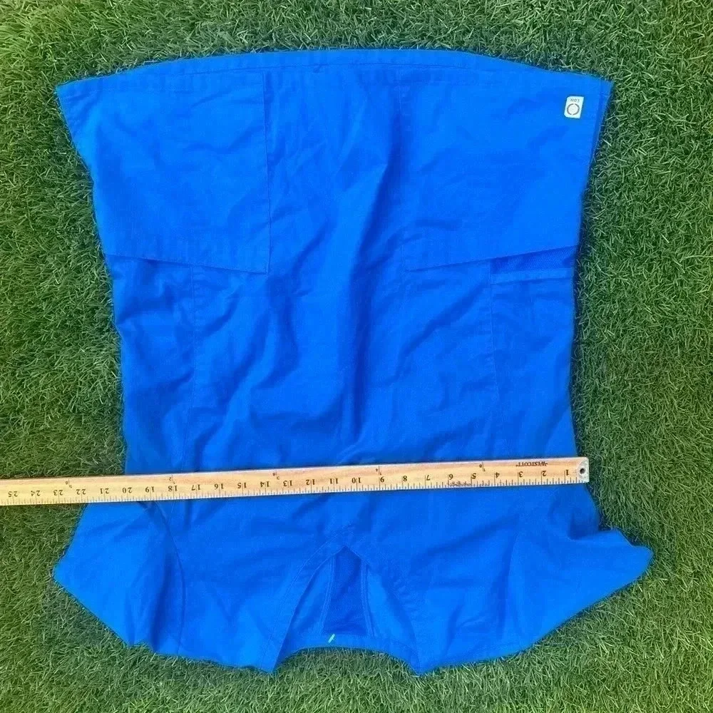 EON Scrub Top Blue Medium - Picture 3 of 5